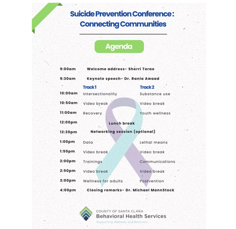Santa Clara Annual Suicide Prevention Conference Connecting